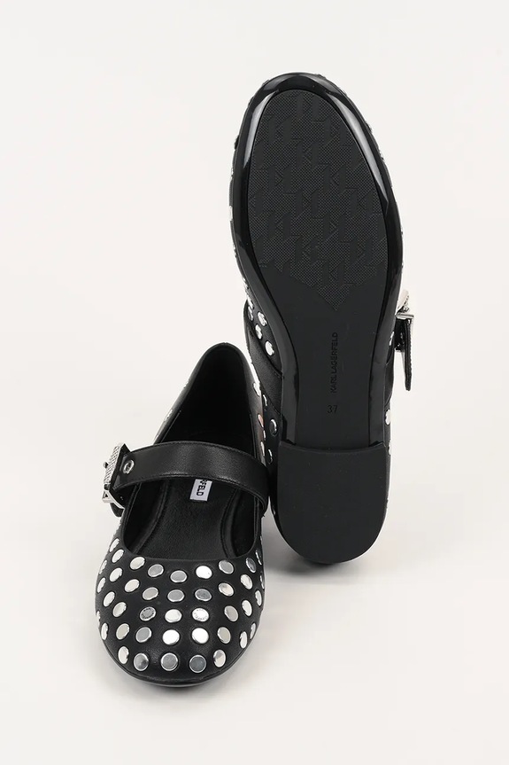 Baleríny Karl Lagerfeld KARO KL40127.00S čierna