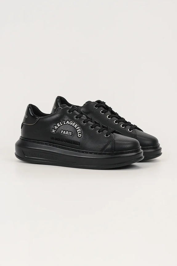 Karl Lagerfeld sneakers in pelle KAPRI KL62539K.00X nero AW25
