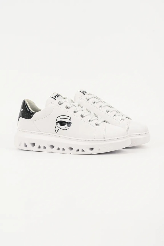 Karl Lagerfeld sneakersy skórzane KAPRI KITE KL64525.011 biały AW25