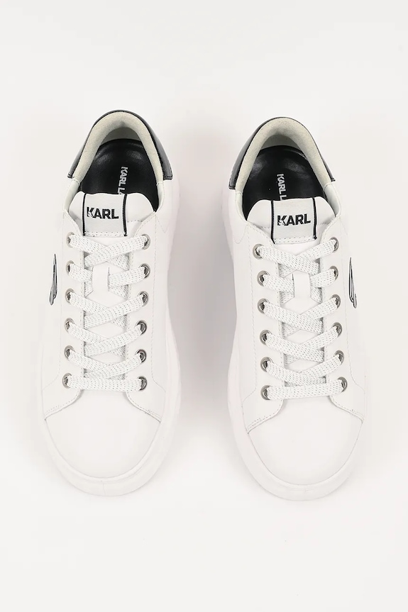 Karl Lagerfeld sneakersy skórzane KAPRI KITE biały KL64525.011