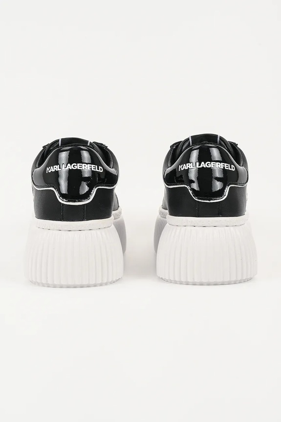 Scarpe Karl Lagerfeld sneakers in pelle KREEPER LO KL42311A.000 nero