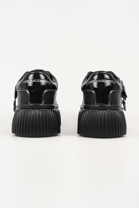 Obutev Usnjene superge Karl Lagerfeld KREEPER LO KL42376T.00X črna