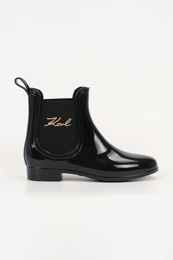 Holínky Karl Lagerfeld KALOSH II černá KL94775.V0G