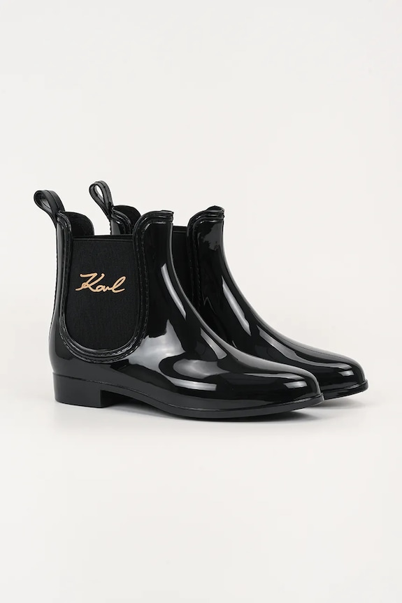 Holínky Karl Lagerfeld KALOSH II KL94775.V0G černá AW25