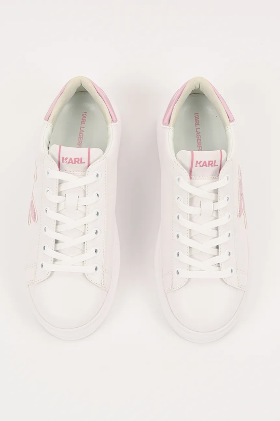Karl Lagerfeld sneakersy skórzane KAPRI biały KL62511A.01P