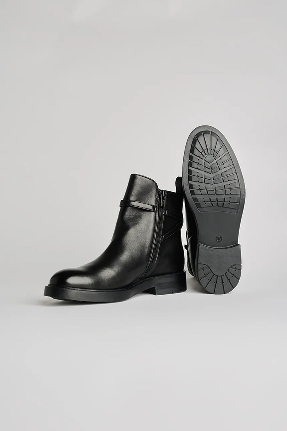 Kožené členkové topánky Karl Lagerfeld BLAKE KL41444.000 čierna