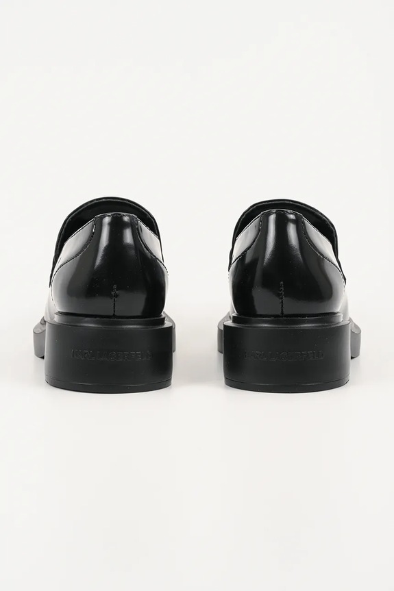 Încălțăminte Karl Lagerfeld mocasini de piele MACIE KL41217.000 negru