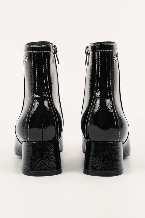 Încălțăminte Karl Lagerfeld botine de piele BONNIE KL30351.100 negru