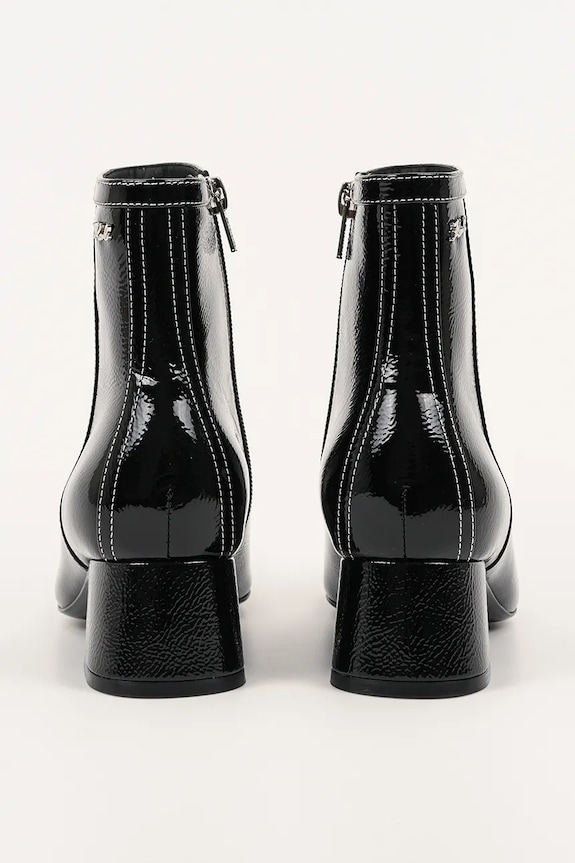 Încălțăminte Karl Lagerfeld botine de piele BONNIE KL30351.100 negru