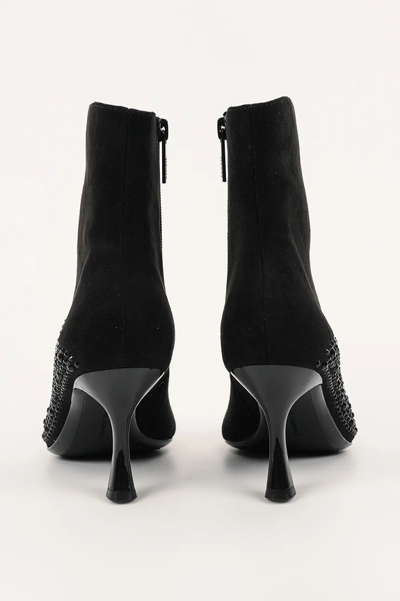 Obuwie Karl Lagerfeld botki zamszowe SIENNA KL32743A.50S czarny