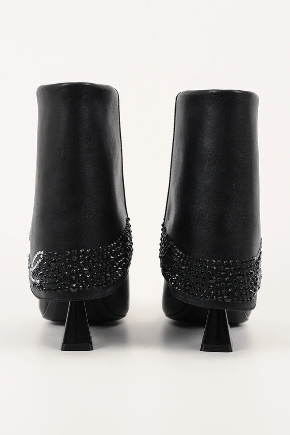 Încălțăminte Karl Lagerfeld cizme din piele întoarsă DEBUT II KL32043.000 negru