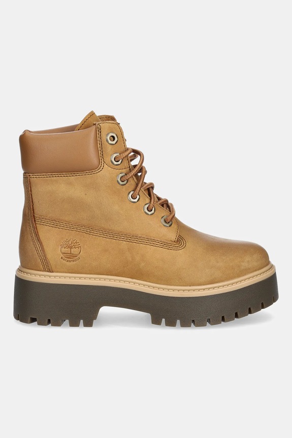Čevlji iz nubuka Timberland Stone Street 6 Inch Lace Up Waterproof TB0A2H3CEN11 rjava AW25
