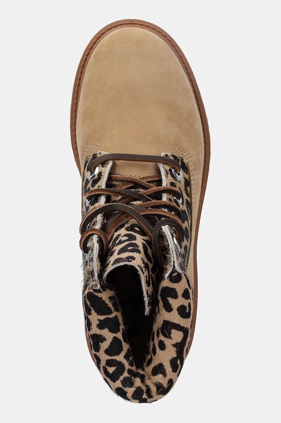 Timberland bőr bakancs Premium 6 Inch Lace Up bézs TB0A5M5NEN31
