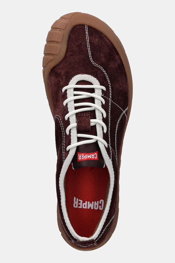 Tenisice od brušene kože Camper Peu Path bordo K201815.003