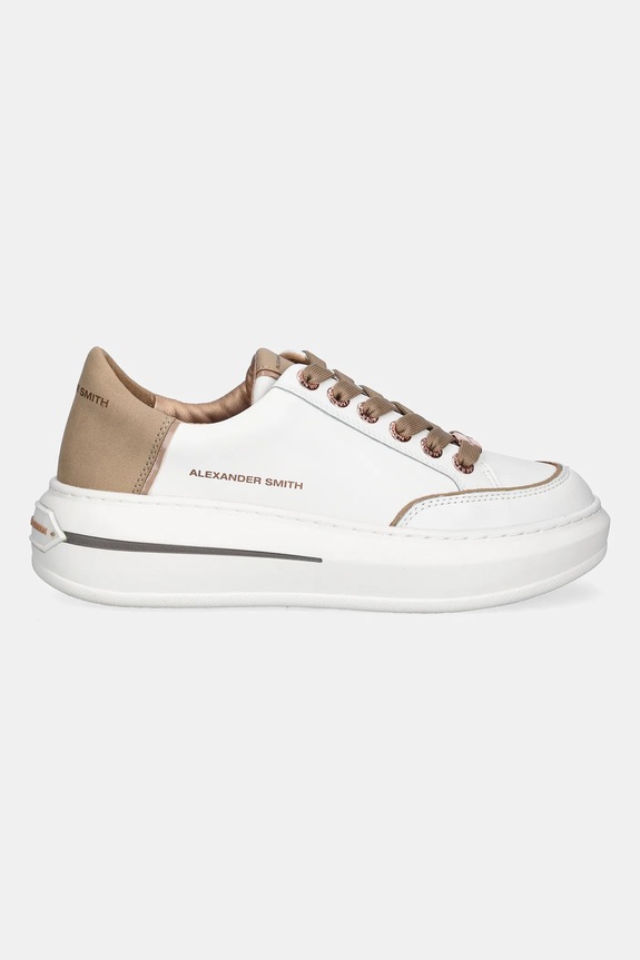 Кожаные кроссовки Alexander Smith Lancaster ASBCLSW1752WLN белый AW25