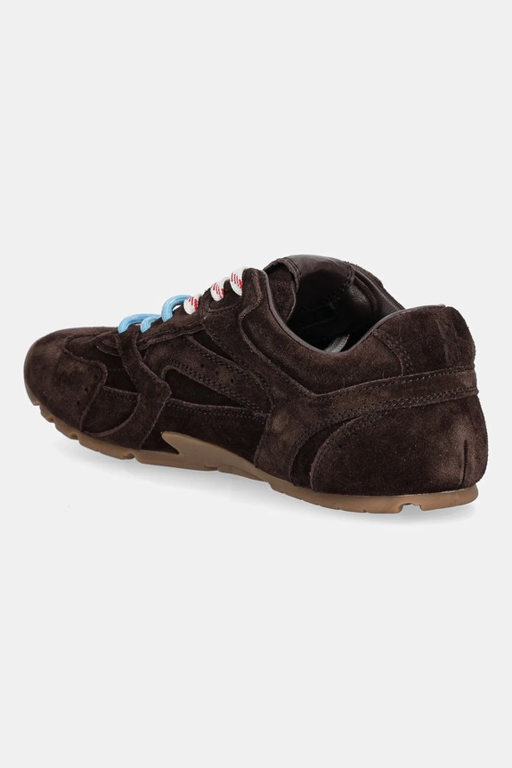 Scarpe Nokwol sneakers in camoscio Atlas Atlas.Brown.Suede marrone