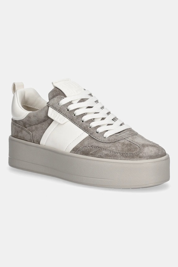 Kennel & Schmenger sneakersy skórzane Bang skóra zamszowa szary 61.24800.653