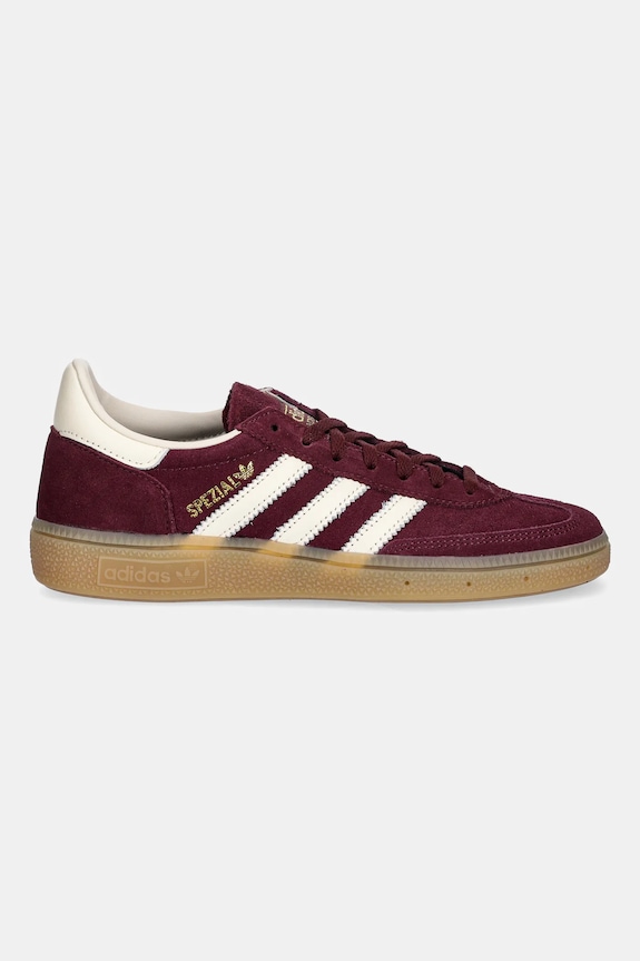 Замшеві кросівки adidas Originals Handball Spezial JP8726 бордо AW25