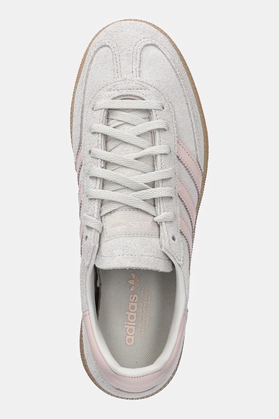 adidas Originals velúr sportcipő Handball Spezial szürke JR3629