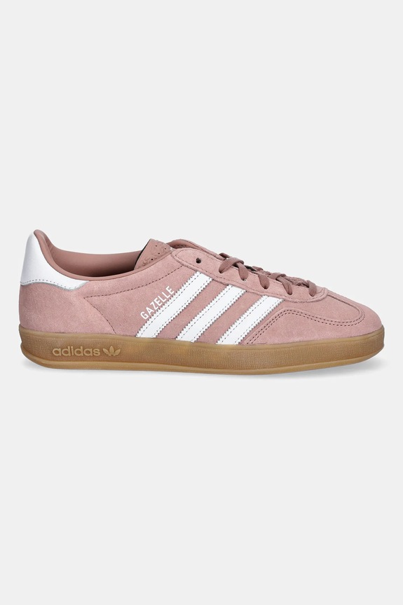 Semišové tenisky adidas Originals Gazelle Indoor JS1397 růžová AW25