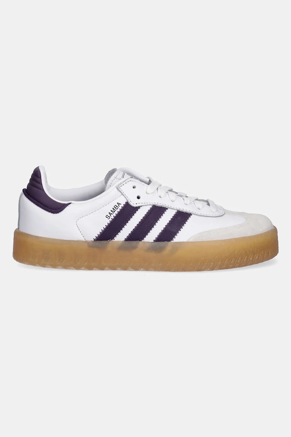 Usnjene superge adidas Originals Sambae JS3941 bela AW25