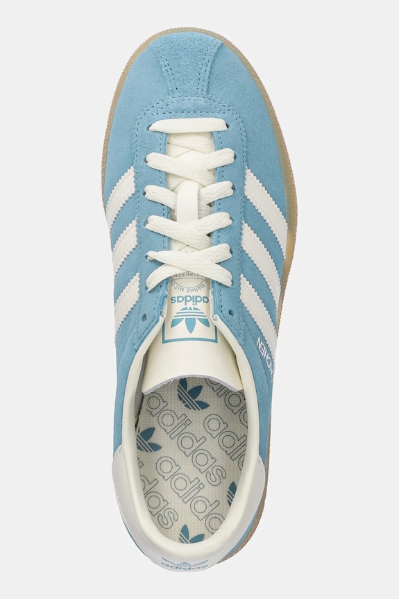 Tenisice od brušene kože adidas Originals Muenchen tirkizna JS3991