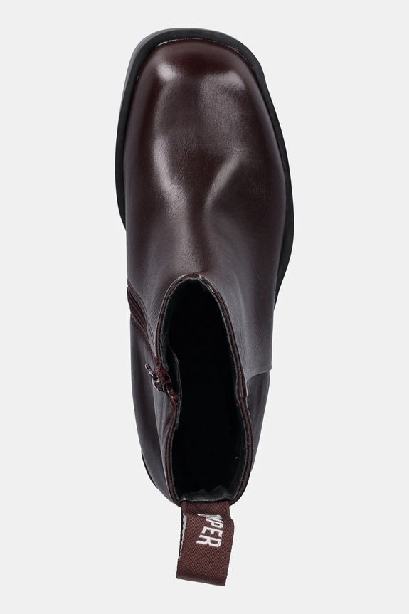 Δερμάτινες μπότες Camper Billie μπορντό K400754.007