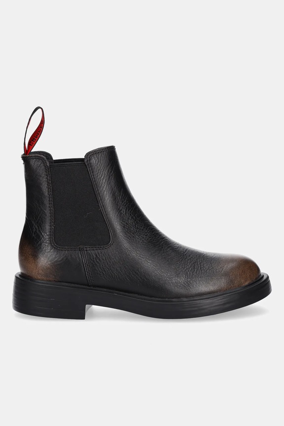 Kožené topánky chelsea Camper Dean K400761.009 čierna AW25
