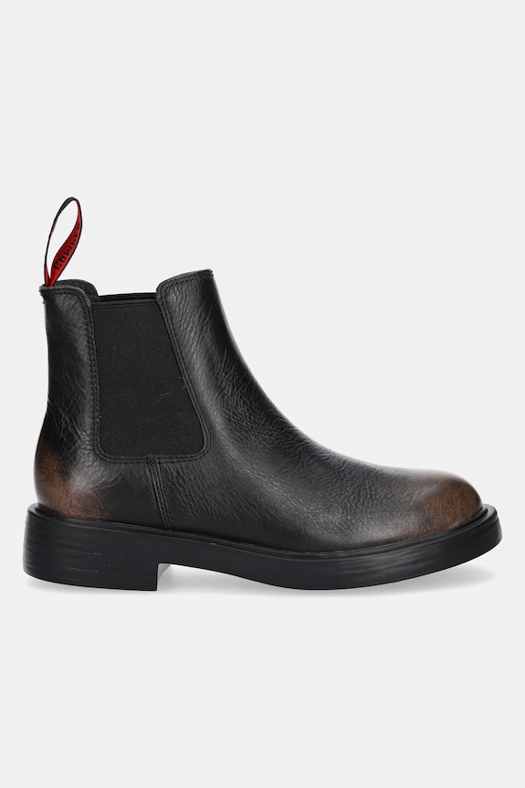 Kožené topánky chelsea Camper Dean K400761.009 čierna AW25