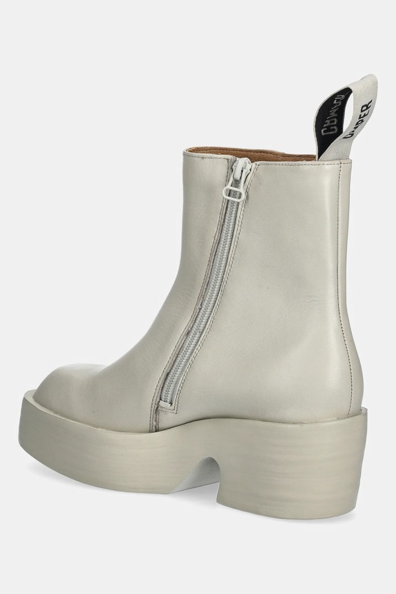 Παπούτσια Δερμάτινες μπότες Camper Billie K400754.006 μπεζ