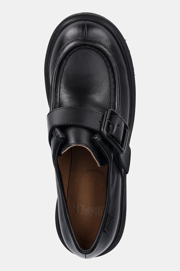 Δερμάτινα κλειστά παπούτσια Camper Milah μαύρο K201930.001