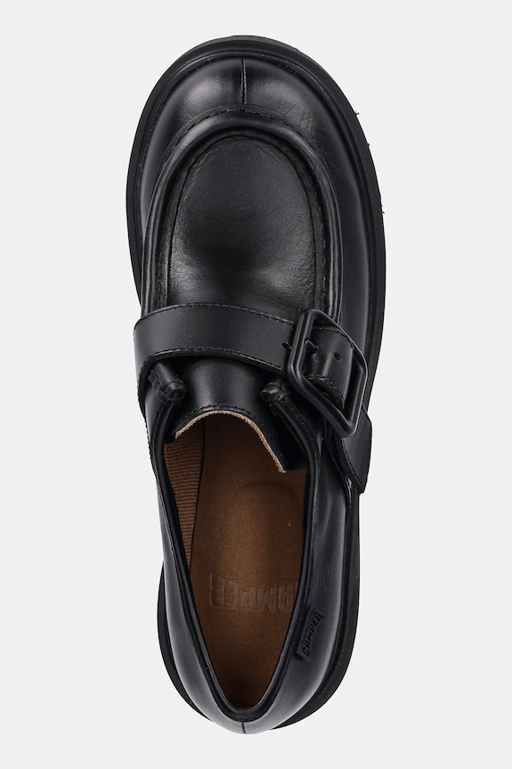 Δερμάτινα κλειστά παπούτσια Camper Milah μαύρο K201930.001