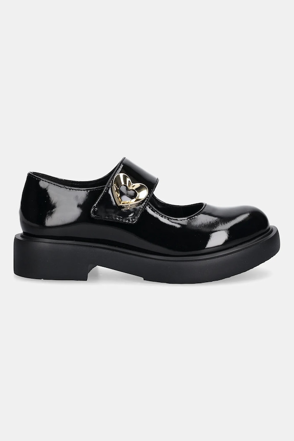Love Moschino buty skórzane JA10114G1NIH0000 czarny AW25