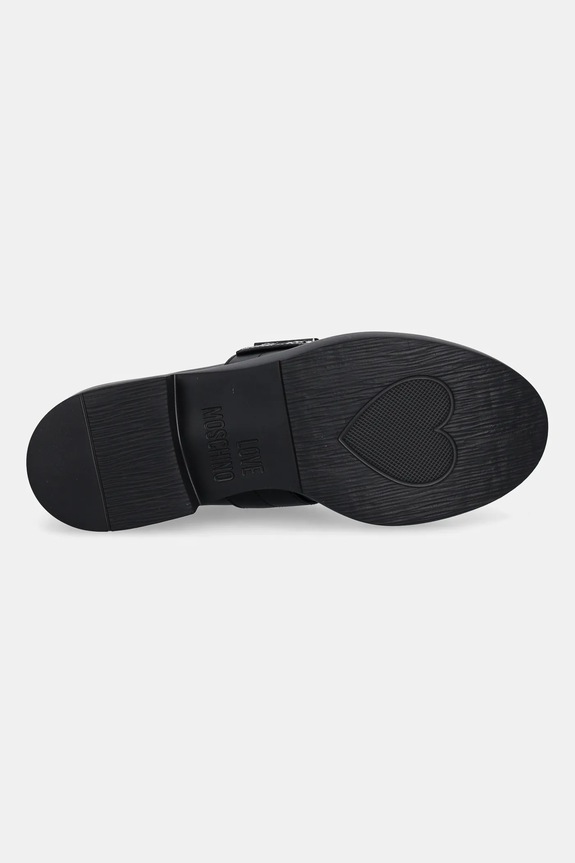 Δερμάτινα μοκασίνια Love Moschino JA10134G1NIA000A μαύρο