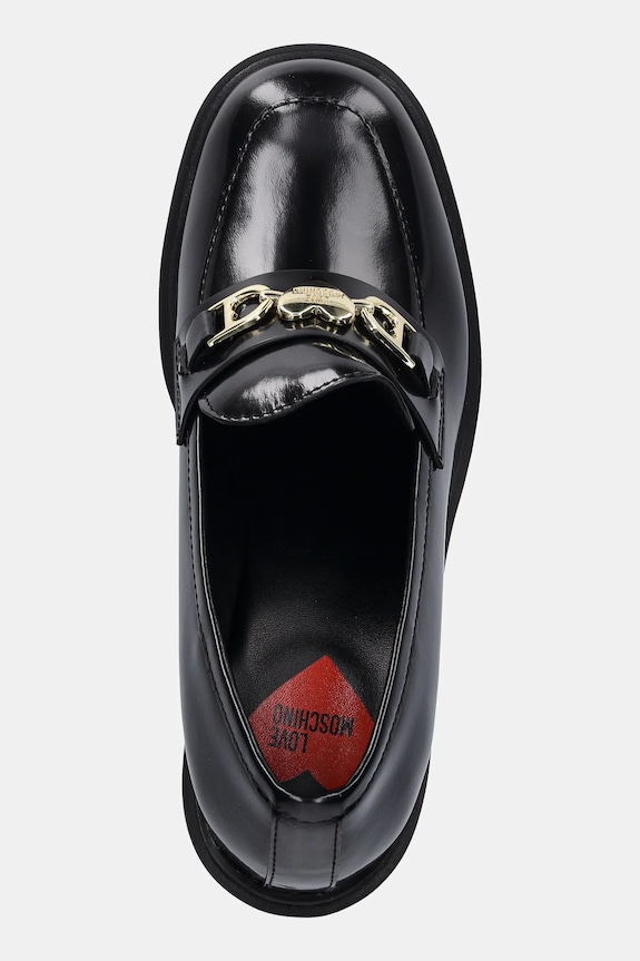 Boty Kožené lodičky Love Moschino JA1018AG1NJD0000 černá