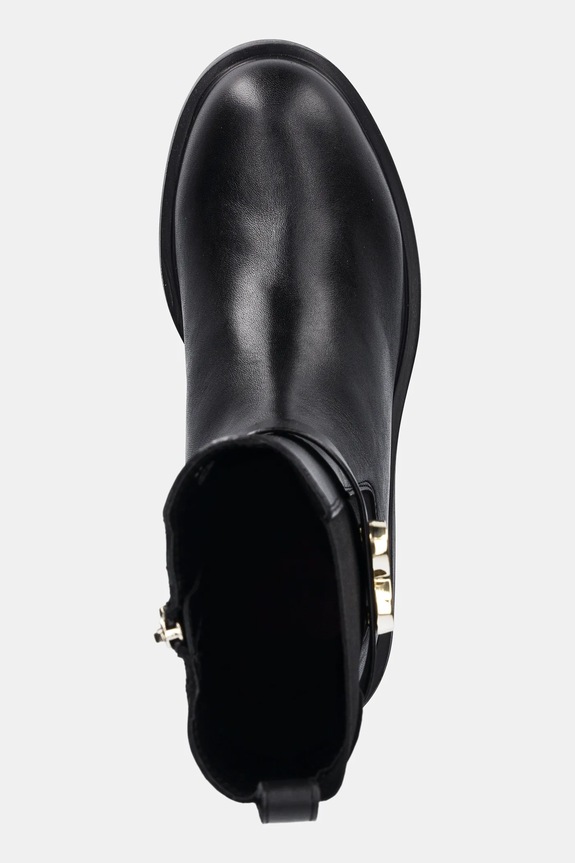 Kožne gležnjače Love Moschino crna JA24044G1NIA0000
