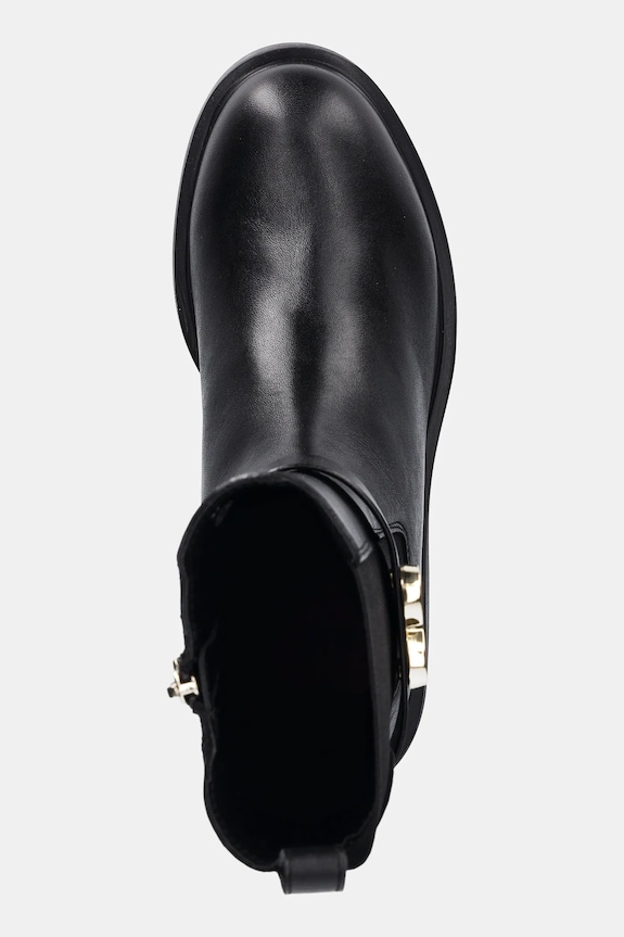 Kožne gležnjače Love Moschino crna JA24044G1NIA0000