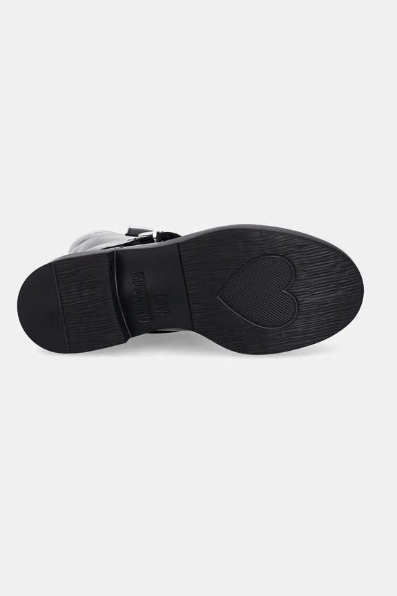 Love Moschino cizme de piele JA24064G1NIA000A negru
