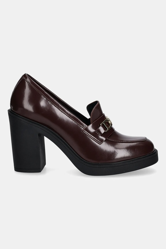 Kožené lodičky Love Moschino JA1018AG1NJD0556 červená AW25