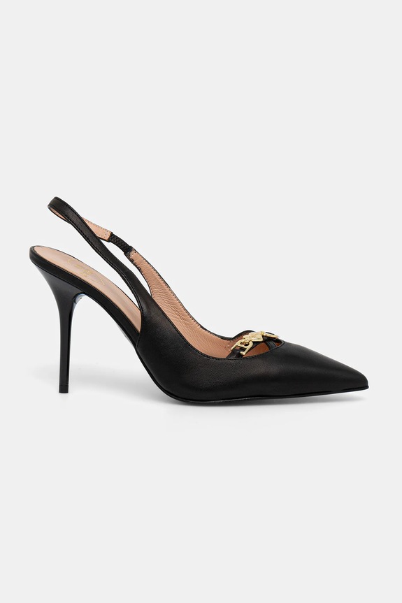 Love Moschino szpilki skórzane JA10309G1NIA0000 czarny AW25