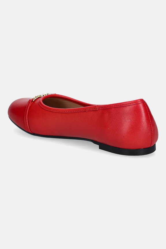 Παπούτσια Δερμάτινες μπαλαρίνες Love Moschino JA11081G1NIE0500 κόκκινο