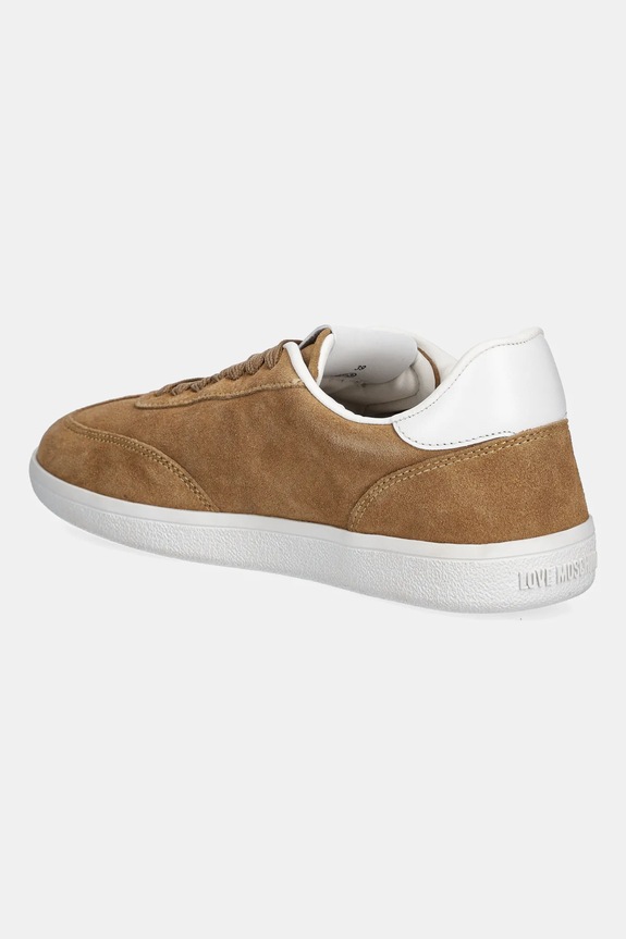 Scarpe Love Moschino sneakers in camoscio JA15112G1NIG0104 beige