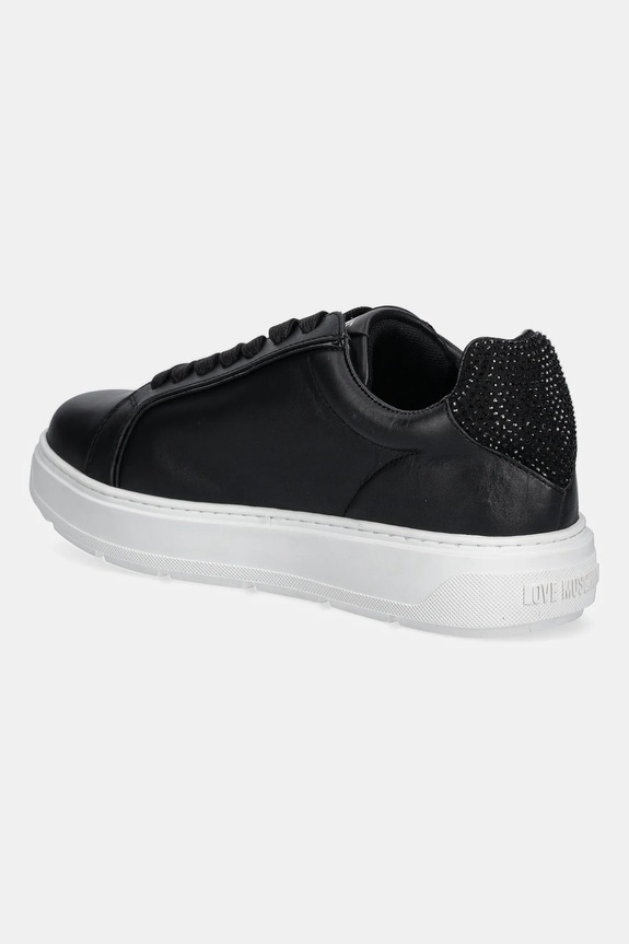Obuwie Love Moschino sneakersy skórzane JA15184G1NIAC00A czarny