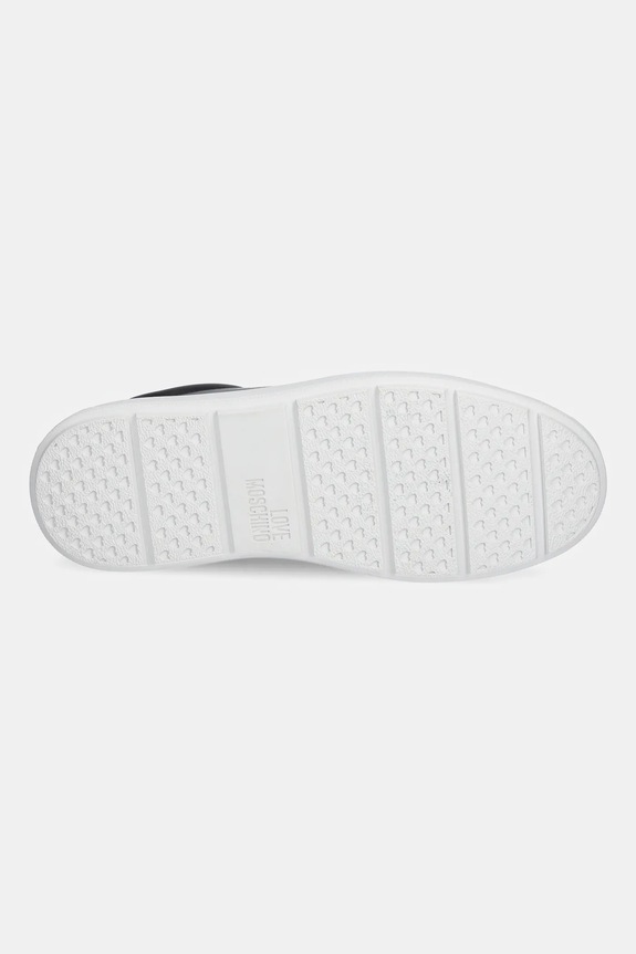 Love Moschino sneakersy skórzane JA15184G1NIAC00A czarny