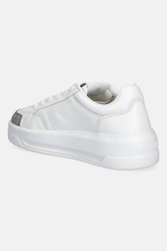 Boty Kožené tenisky Love Moschino JA15205G1NIAJ10B bílá