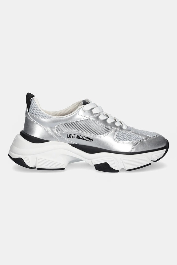 Love Moschino sneakersy JA15246G1NIQE90A srebrny AW25