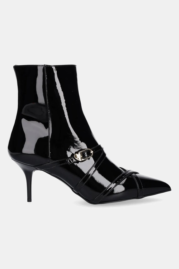 Love Moschino botki skórzane JA21047G1NIH0000 czarny AW25
