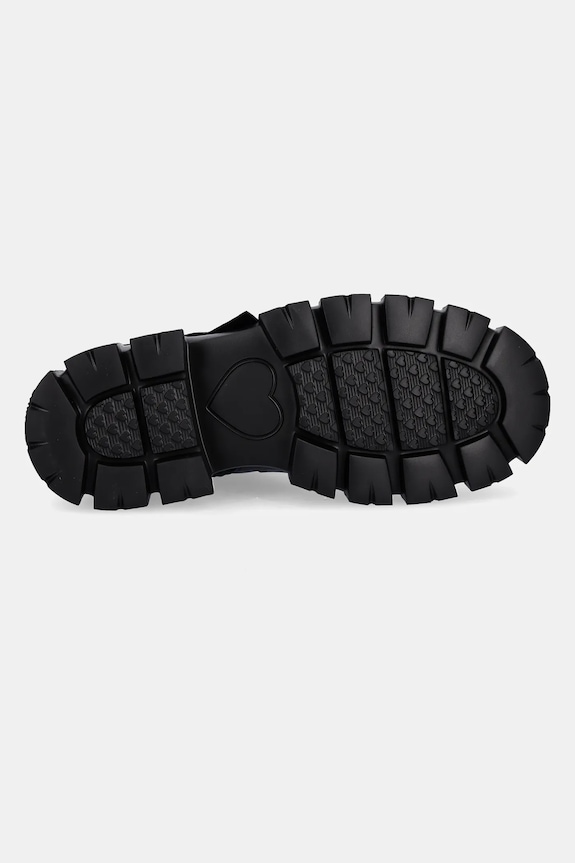 Kožené členkové topánky Love Moschino JA24115G1NIAX000 čierna
