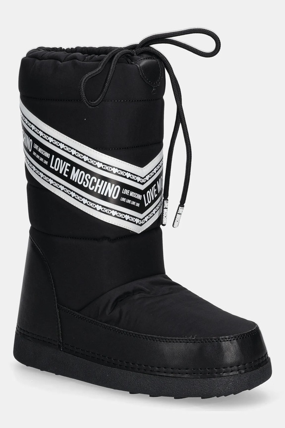 Sněhule Love Moschino textilní černá JA24162G1NISB000