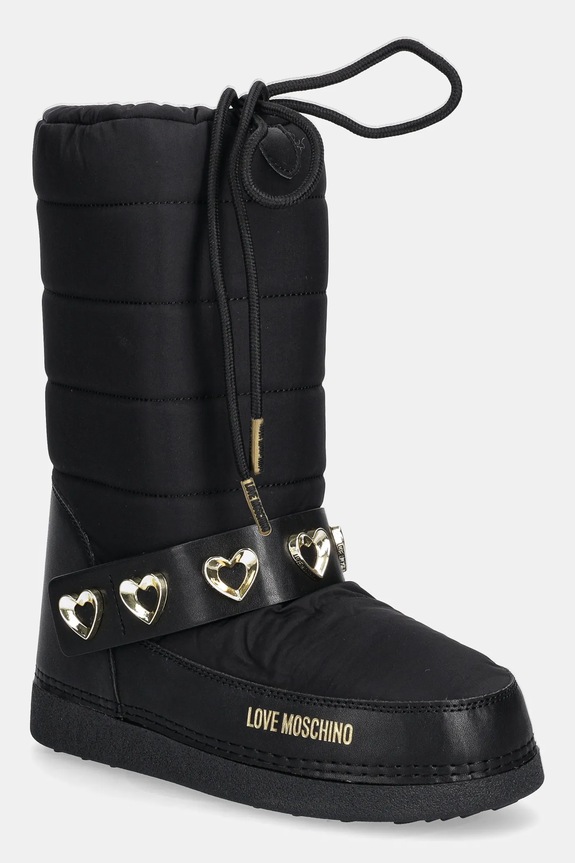 Sněhule Love Moschino textilní černá JA24192G1NISD00B